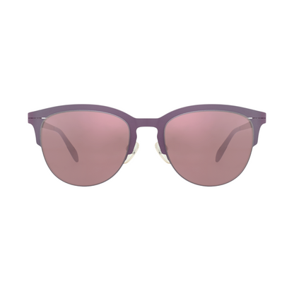 Purple Browline Sunglasses for Women – Elegant Metal Frame