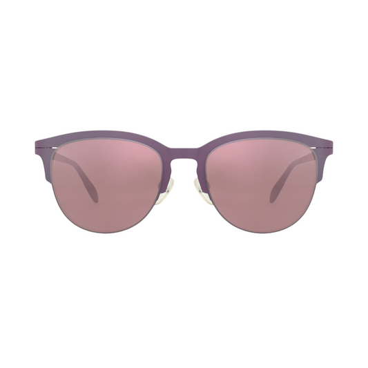 Purple Browline Sunglasses for Women – Elegant Metal Frame