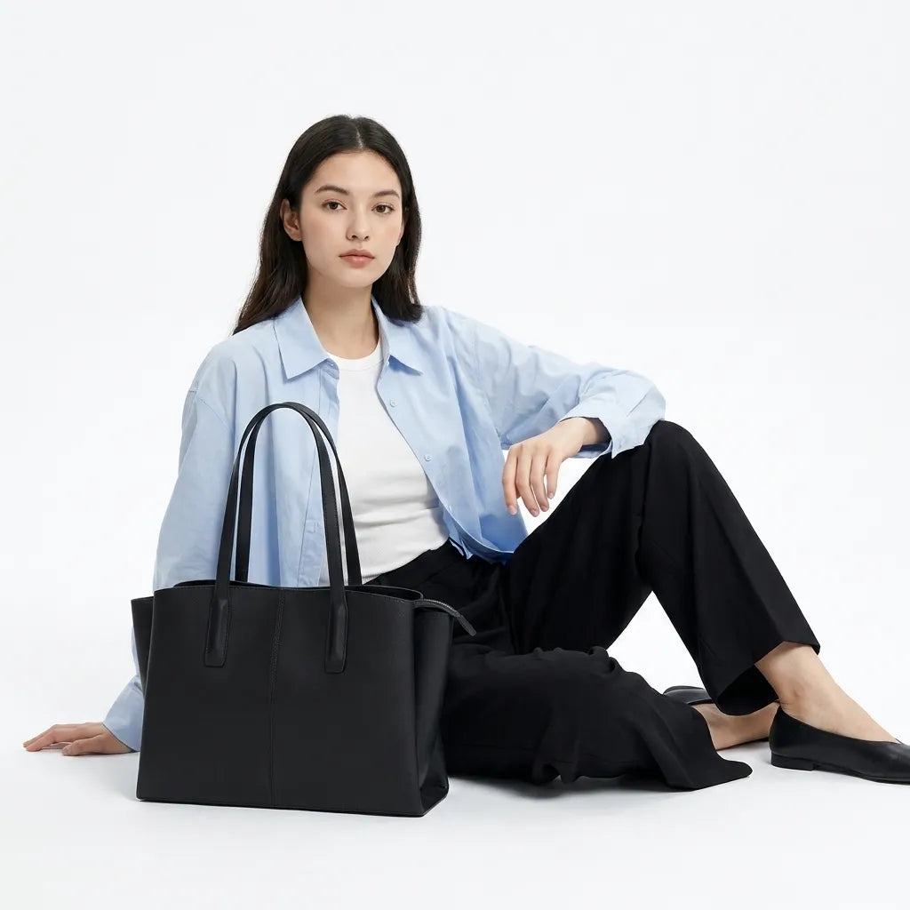 Modern Wing Tote Handbag