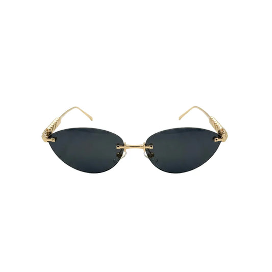 Narrow Cat Eye Sunglasses With Dark Lens Style