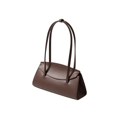 Structured Flap Top Handle Handbag