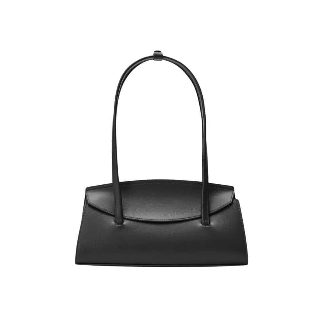Structured Flap Top Handle Handbag