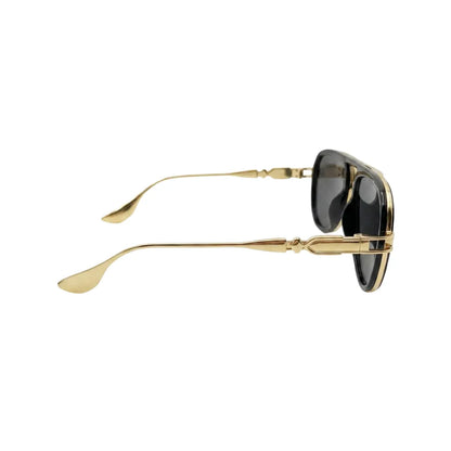 Vintage Pilot Style Sunglasses With Dark Lenses